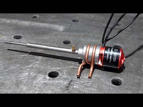 Видео: Самодельный карповый кораблик из алюминия. (часть 2) переделка дейдвуда, водяное охлаждение.