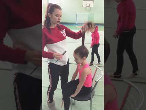 Видео: Как сделать гимнастическую шишку на соревнования )