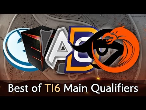 Видео: Лучшие моменты отборочных The International 2016