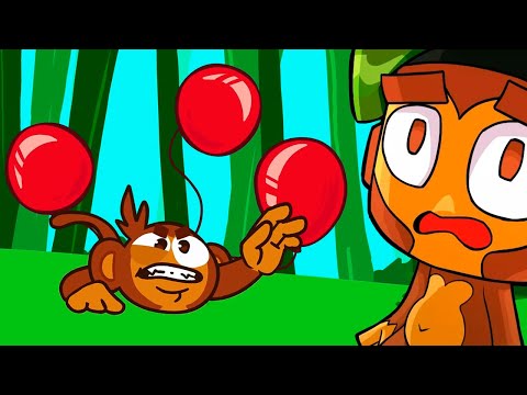 Видео: СПАСИТЕ ОБЕЗЬЯН ОТ ШАРИКОВ! (И ВИТЬКА ТОЖЕ) ► Bloons TD 6
