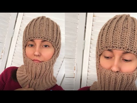 Видео: БАЛАКЛАВА спицами английской резинкой | мастер-класс по вязанию