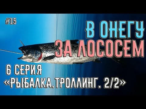 Видео: Поход на катере из Питера в Онежское Озеро за лососем. 6 серия "Рыбалка. Троллинг. [2/2]". #15