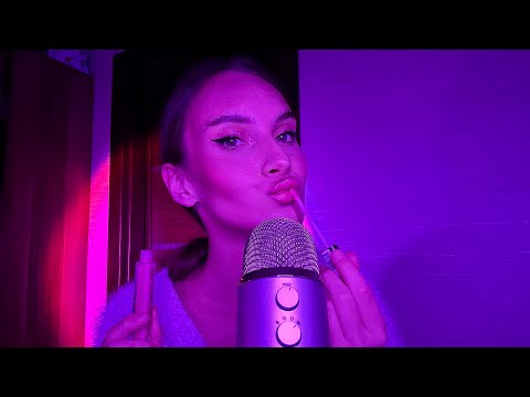 Видео: асмр 🧚🏽‍♀️ блеск для губ 💄 звуки рта 👄 asmr lips gloss