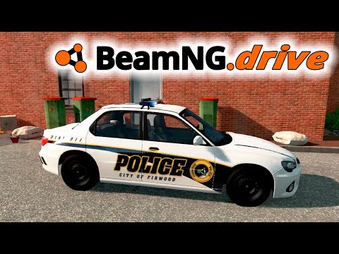 Видео: Beamng Drive АВАРИИ - Полицейская ПОГОНЯ и Опасные Прыжки эксперименты в Бименджи Драйв краш тест #2