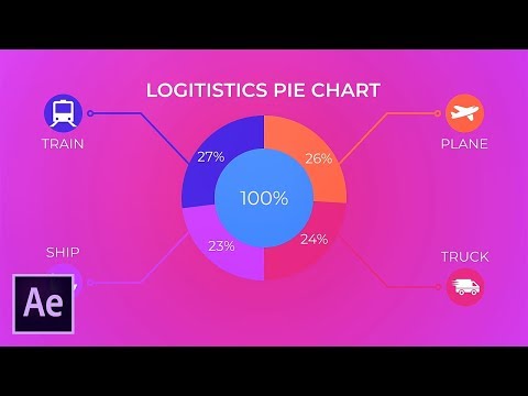 Видео: Анимированная Диаграмма. Инфографика в Adobe After Effects.