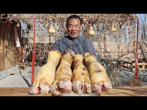 Видео: Скот, жареный во фритюре и жареный на сковородке, приготовленный вместе | Дядя сельский гурман