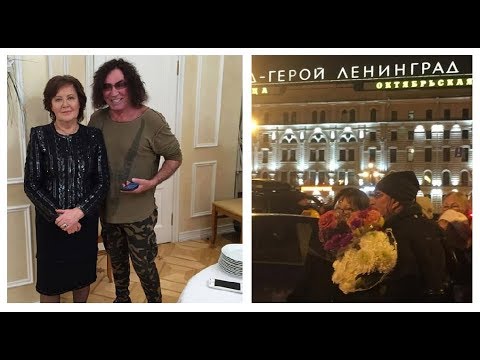 Видео: Валерий Леонтьев и БКЗ Октябрьский. Bеликолепное интервью с Эммой Лавринович. ТВ78, СПб 25.11.2017.