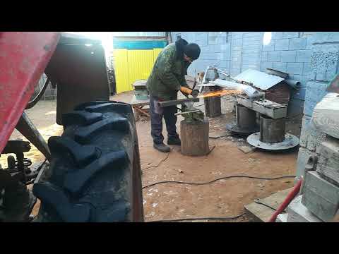 Видео: Изготовление самодельного КУНа на трактор т 25 часть 1