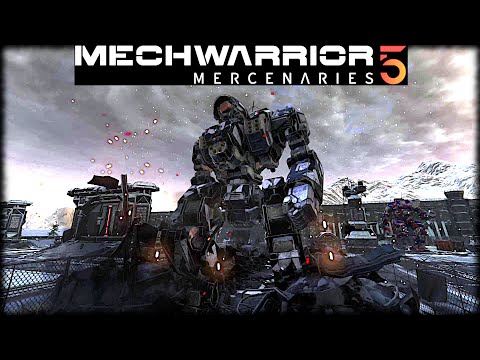 Видео: Mechwarrior 5 Mercenaries. Кампании из DLC. Спасаем фузилеров.