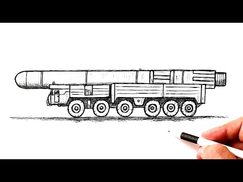 Видео: Как нарисовать ракетную машину