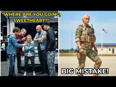 Видео: Четверо пьяных мужчин загнали в угол дочь фермера — 38 секунд спустя они встретили её сестру из SEAL