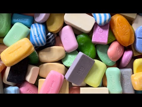 Видео: ASSORTED soap *674 | Cutting soap (no talking) | АСМР Резка мыла | #asmrsoap #carvingsoap