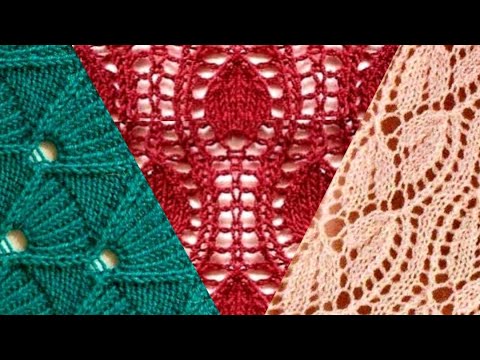 Видео: 9 найкрасивейших схем узоров для вязания спицами. 9 of the most beautiful patterns for knitting.