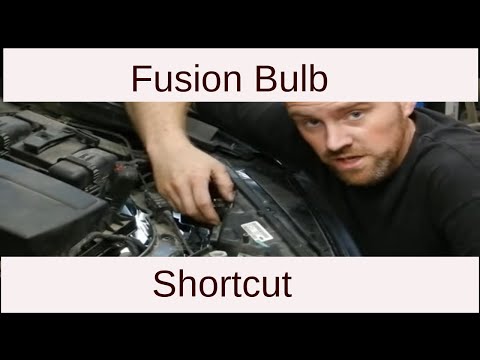 Видео: Лампа ближнего света/фара ближнего света Ford Fusion 2014 года