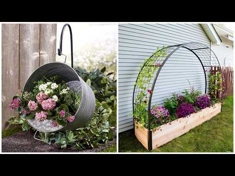 Видео: Большой выбор красивых идей декора сада, создания приватной зоны на заднем дворе и во внутреннем дв