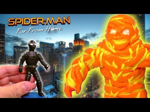 Видео: Лепим Человека-Паука из фильма "Человек Паук: Вдали от дома" | Видео Лепка