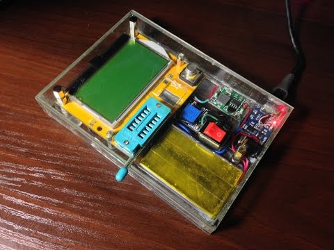 Видео: Изготовление корпуса для Mega 328 "ESR Meter / Transistor Tester" начинающим радио любителям