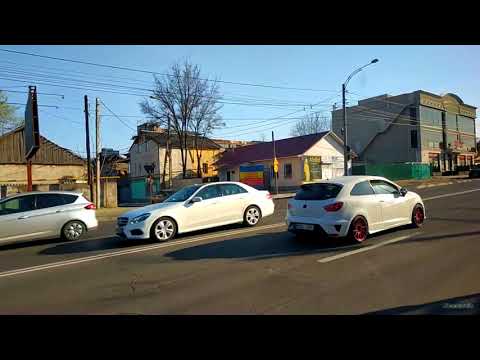 Видео: Кишинев, ул. Измаильская, Котовское шоссе из троллейбуса