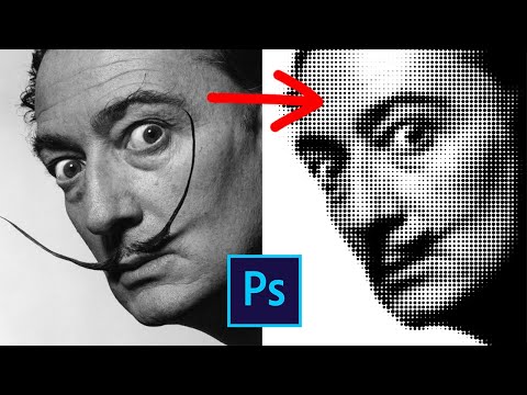 Видео: Эффект портрета из кругов в фотошопе