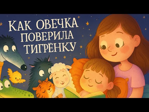 Видео: «Как овечка поверила тигренку» - Стив Смолман. Читаем сказку вслух✨