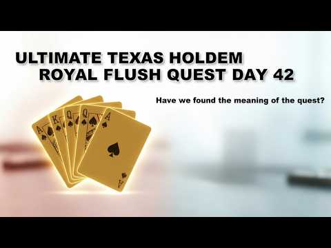 Видео: Royal Flush Quest: День 42 — Нашли ли мы смысл Ultimate Texas Holdem?