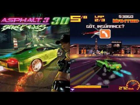 Видео: Asphalt 3: Street Rules 3D - Прохождение Java/BREW/I-Mode/Android игры