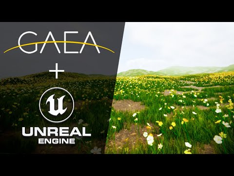 Видео: Создание ландшафта с помощью Gaea и импорт в Unreal Engine 5.3