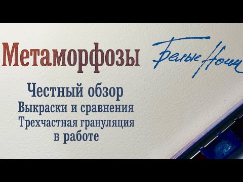Видео: Метаморфозы — новая коллекция акварели от Невской Палитры