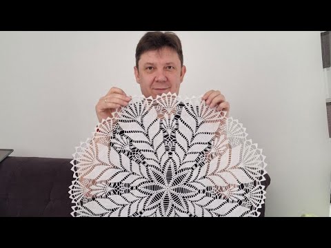 Видео: Шедевр крючком.  Первая часть.  Салфетка крючком.