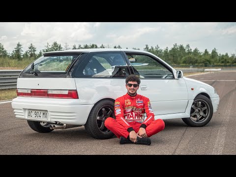 Видео: Suzuki Swift 1300 GTi: забытый TwinCam снова кричит - Davide Cironi