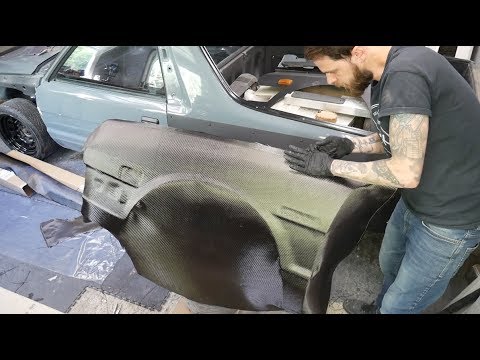 Видео: Обшивка карбоновым волокном!