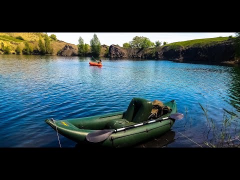 Видео: Пакрафт и каноэ в затопленном карьере