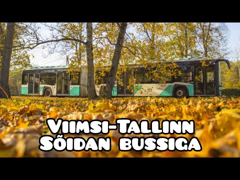 Видео: VIIMSI-TALLINN renew bus nr.1 route/Обновлённый маршрут автобуса nr.1 Виимси-Таллинн🚍