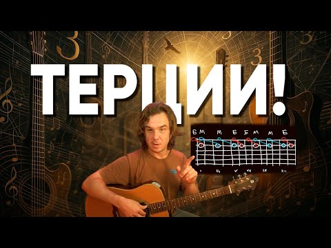 Видео: Терции Большие и Малые на Гитаре