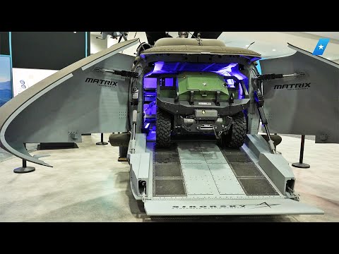 Видео: Экскурсия по беспилотному грузовому вертолету H-60 ​​U-Hawk