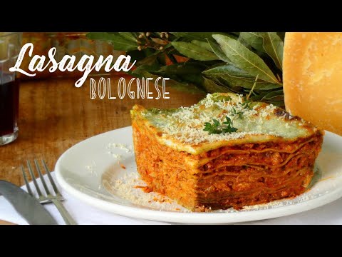 Видео: Лазанья Болоньезе / Лазанья с говядиной