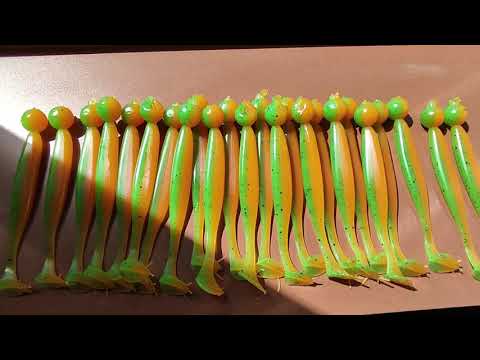 Видео: Изготовление силиконовых приманок.Попытка повторить цвет.