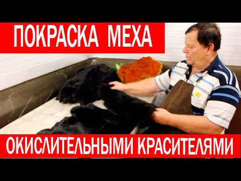 Видео: Покраска меха в черный цвет Урзолом Д