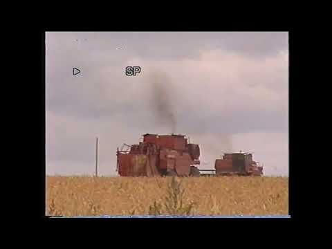 Видео: Уборка урожая 2002г, Марий Эл спк "Кузнецовский" дон 1500, енисей 1200, камаз сельхозник 55102