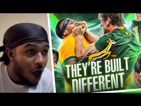 Видео: Самая грозная команда по регби в мире | «Спрингбокс» — БРИТАНСКИЕ ЗВЕРИ | РЕАКЦИЯ