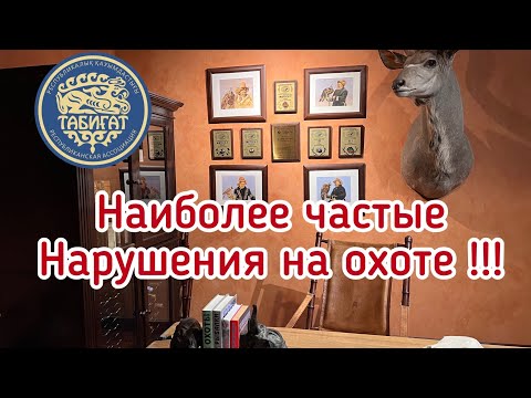 Видео: Наиболее частые нарушения законодательства на охоте !!! ЭТО НАДО ЗНАТЬ ‼️