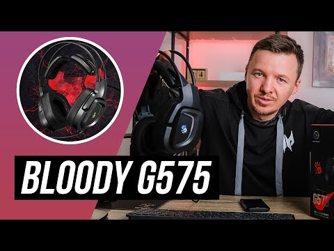 Видео: Bloody G575: игровая гарнитура 7.1 с самым удобным оголовьем