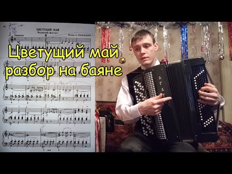 Видео: Цветущий май разбор на баяне. Урок#71