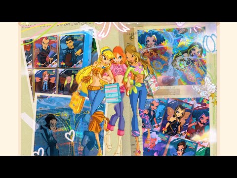 Видео: РАСПАКОВКА💙карточки winx2024 показываю биндер💫