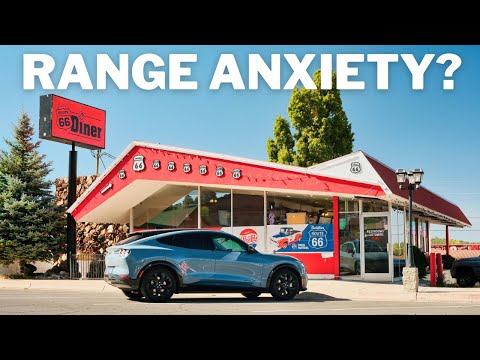Видео: Тест зарядки Mustang Mach E в дороге