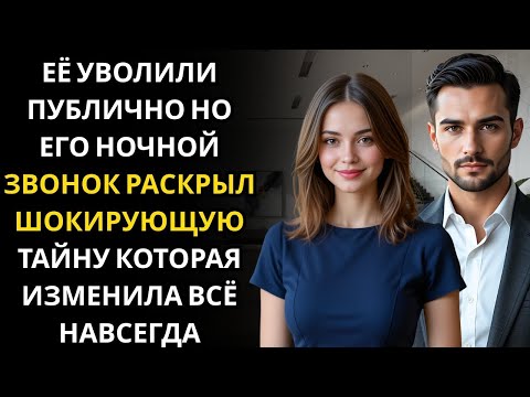 Видео: Её уволил CEO на глазах у всех… но его ночной звонок раскрыл правду, в которую она не могла повери