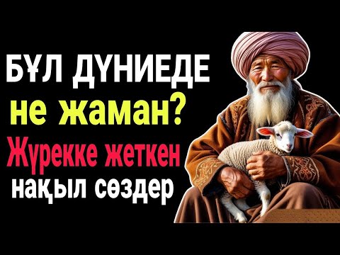 Видео: Мына нақыл сөздерді естіп жаным тынышталды!Ой салар афоризмдер!Ата бабалар сөзі.