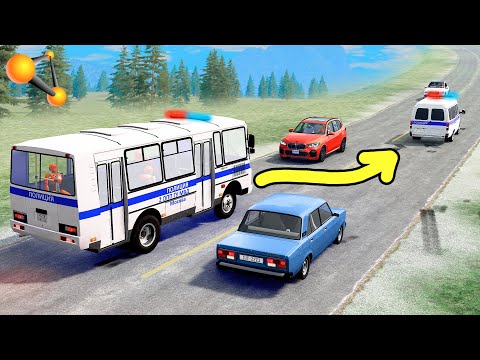 Видео: СМЕРТЬ ДО СУДА! ШАШКИ НА АВТОЗАКАХ!! ► BeamNG.drive