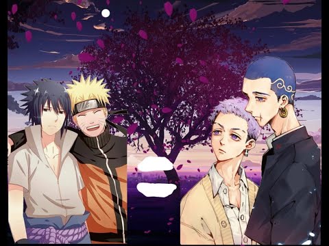 Видео: Реакция друзей  наруто на Наруто и Саске в будущем как Мицуя и Хакай