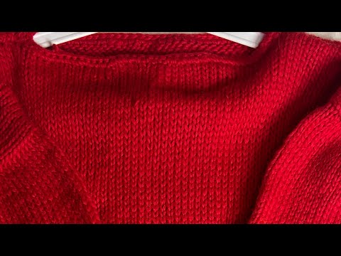 Видео: Просто и быстро яркий и теплый джемпер